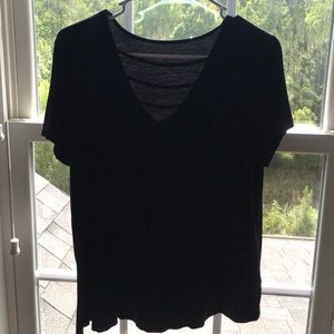 Black tee-shirt. Worn a couple times